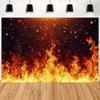 Flame Photography Background - Polyester Fabric Flame Effect Suitable for Birthday Party Photo Studio Props Multi functional