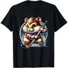 Cute Hamster Playing Hockey T-Shirt