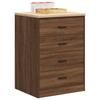VidaXL Garage Storage Cabinet Brown Oak 60x51x85cm Pine Wood, Cabinet, Tool Cabinet, Low Cabinet, Cabinet of 860604