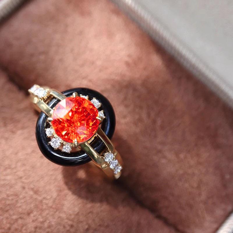 BELLA BOX French Retro Fantawild Stone Jewelry Adjustable Ring Suitable For Women's Wedding Parties Fashion Jewelry