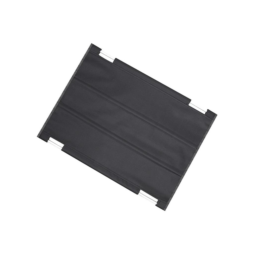 Foldable Fabric Camping and Picnic Table, Black, Large Size, 73 X 55 X 48 Cm