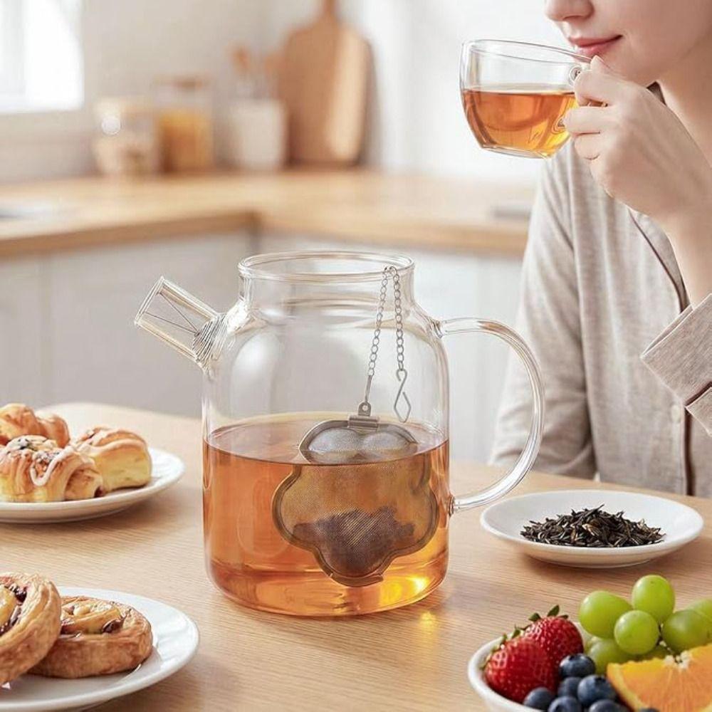 Fine Mesh Tea Strainer Stainless Steel Tea Ball Filter Portable Tea Infuser Ball for Brew Tea