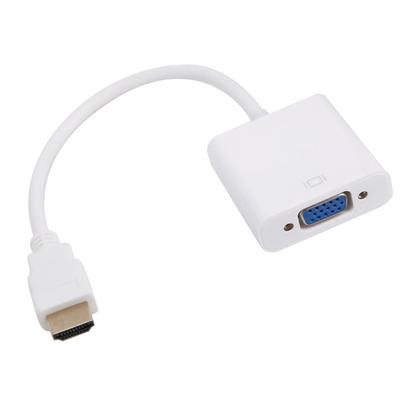 Адаптер HDMI-совместимый на VGA для ПК, ноутбука, игровой консоли, видео, шнур-конвертер «папа-мама», мультимедийный плеер, школа