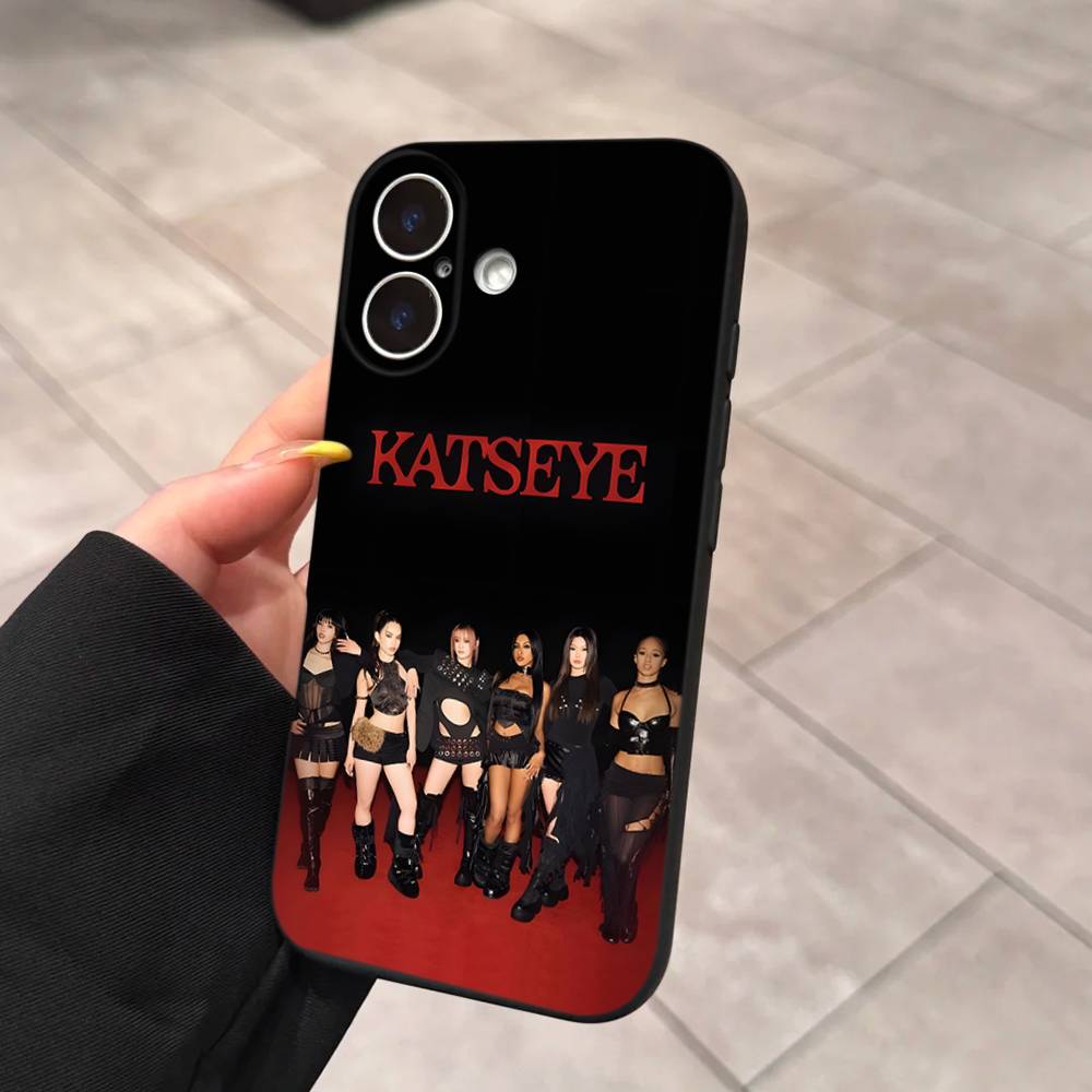 K-KATSEYE Music Phone Case For IPhone 16 17 Air 15 14 13 12 11 Pro Max 16E Plus Fundas