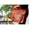 Laptop Messenger Bag Men Women Briefcase Crossbody Shoulder Backpack Bag Portfolio Leather Office Messenger Bag