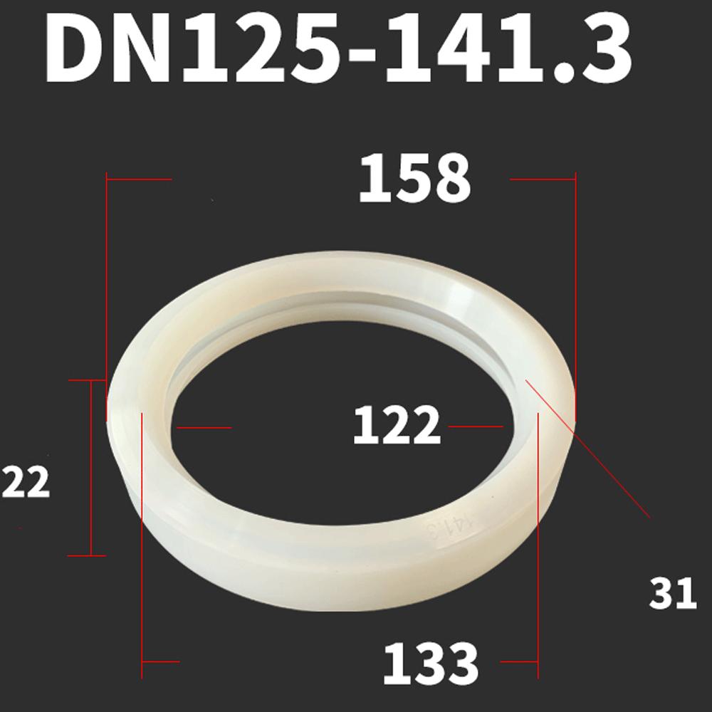 DN0.75-200 VMQ Силиконовая резина Уплотнительная Прокладка Уплотнительное Кольцо Полоса Для Зажимной Муфты Секций Hough Паз О-образной формы