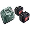 Set De Base 2x5,2Ah Li-Power 18V En Boîte En Carton - METABO - 685051000