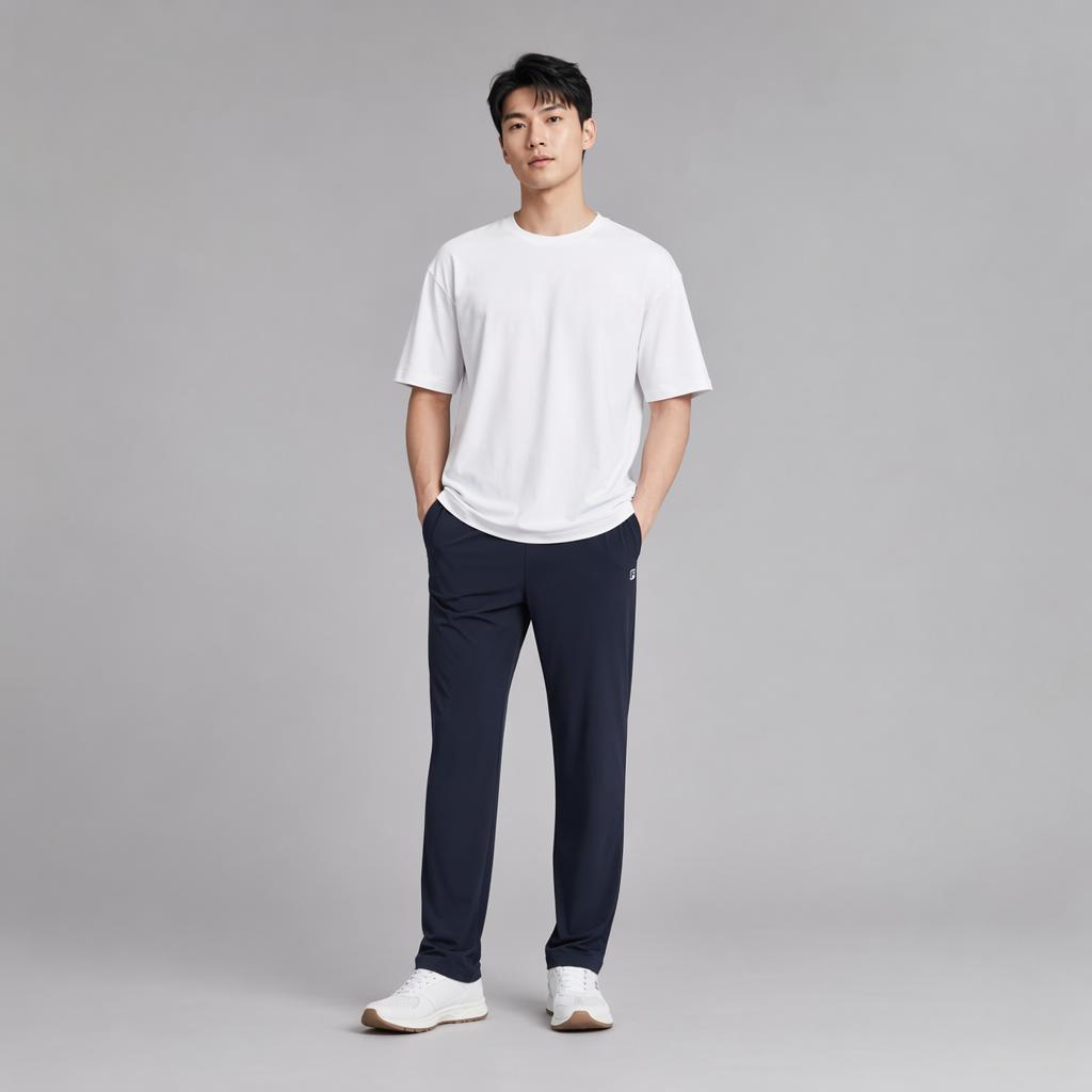 Fila Фитнес Классические Удобные Повседневные Брюки Мужские низ Синий Королевский A51M621699ANV