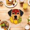 Деревянный сервировочный поднос в форме собаки, доска для закусок, тарелка для сыра, мяса, фруктов, орехов, печенья