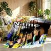 Custom Name Personalized Saint Seiya Print Blanket, Home Decor, Bedroom, Sofa, Camping, Couch, Gifts for Birthday Christmas