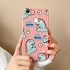 For Oppo F5 F15 F7 F9 F11 F21 F17 F19 Pro Plus Phone Case Cute Anime Dinosaur Pattern Soft Slim Silicone Camera Protection Cover For Oppo Bumper Shell