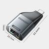Адаптер Essager Type-C к Ethernet 100/1000 Мбит/с, высокоскоростной гигабитный адаптер RJ45 к Type-c для проводной сетевой карты ноутбука MacBook