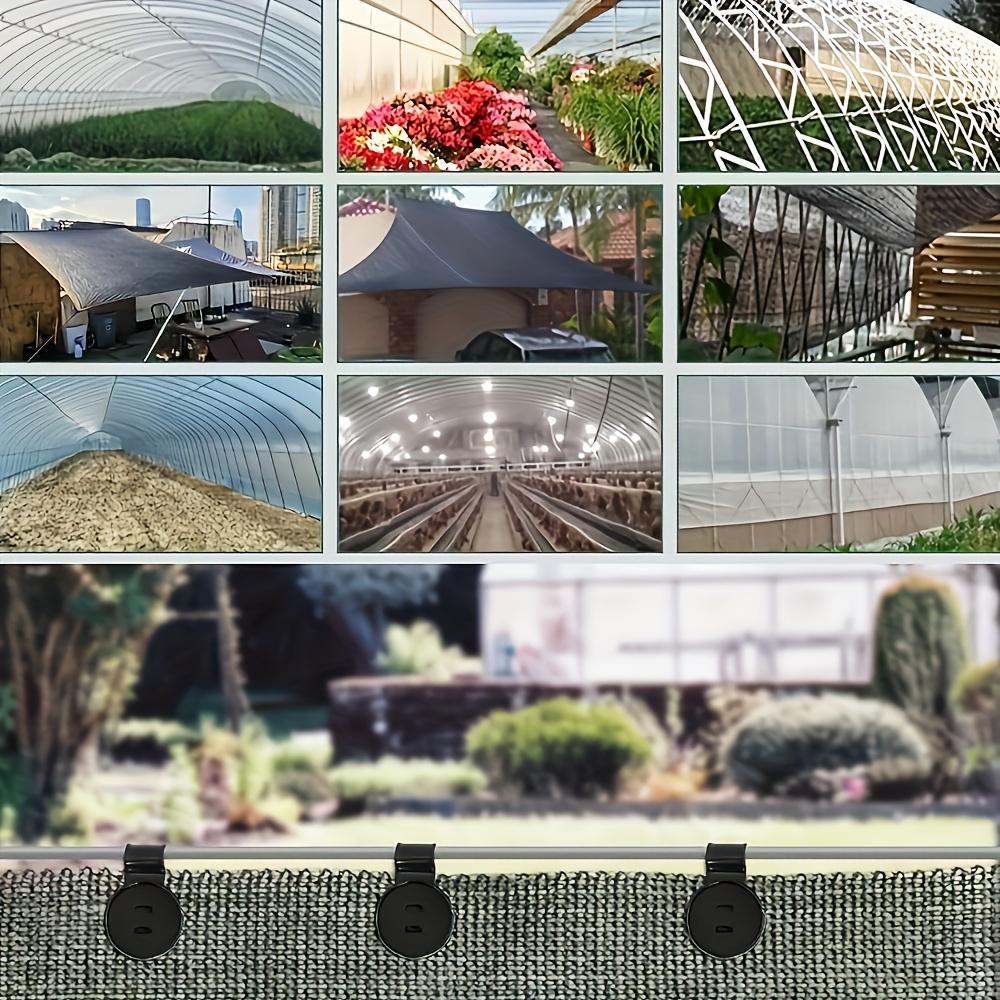 70Pcs Heavy-Duty Shade Cloth Fastening Clips, Special Clips For Greenhouse Gardens Car Windshield Sunshade Clips UV-Proof Plant Net Fasteners Outdoor