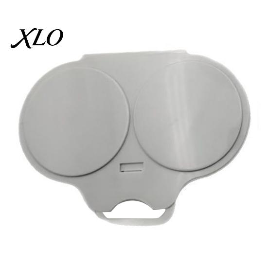 Heat Resistant Egg Poacher Dual Cavity with Lid & Handle, Quick-Heat Microwave Safe Kitchen Gadget for Eggs Cooker 2 Eggs, Quick Oil-Free Cooking,