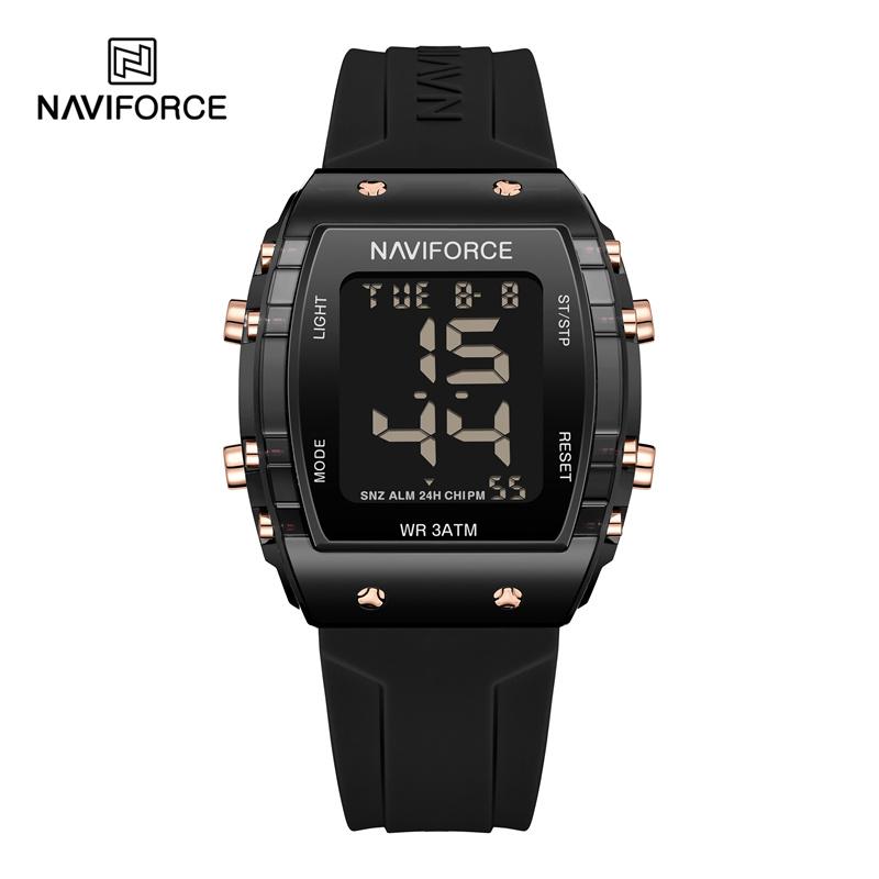 Naviforce Цифровые часы для мужчин, женщин, унисекс, водонепроницаемые наручные часы для детей, подарок 7102