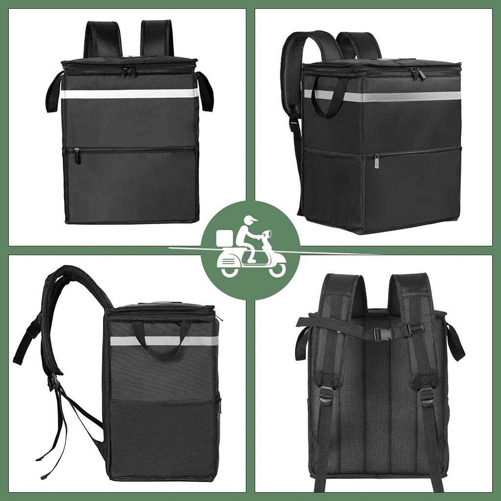 Uber Eats Uber Eats Delivery Large Pizza Sushi Uber Bag with Divider Bag, Bag, Capacity, Insulated, Backpack, Pouch, Bag,
