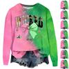 Women's Loose Comfortable Casual Fashionable Character Printing Round Neck Long Sleeved Sweatshirt