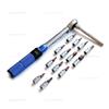 15Pcs Torque Wrench Set with Preset Sockets and Spanner Repair Kit 1/4 Inch Dual Direction Bike Allen Key Tool for Maintenance
