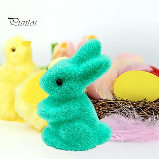 Пасхальный кролик орнамент привлекательный красочный пенопластовый кролик орнамент для внутреннего и наружного праздничного украшения