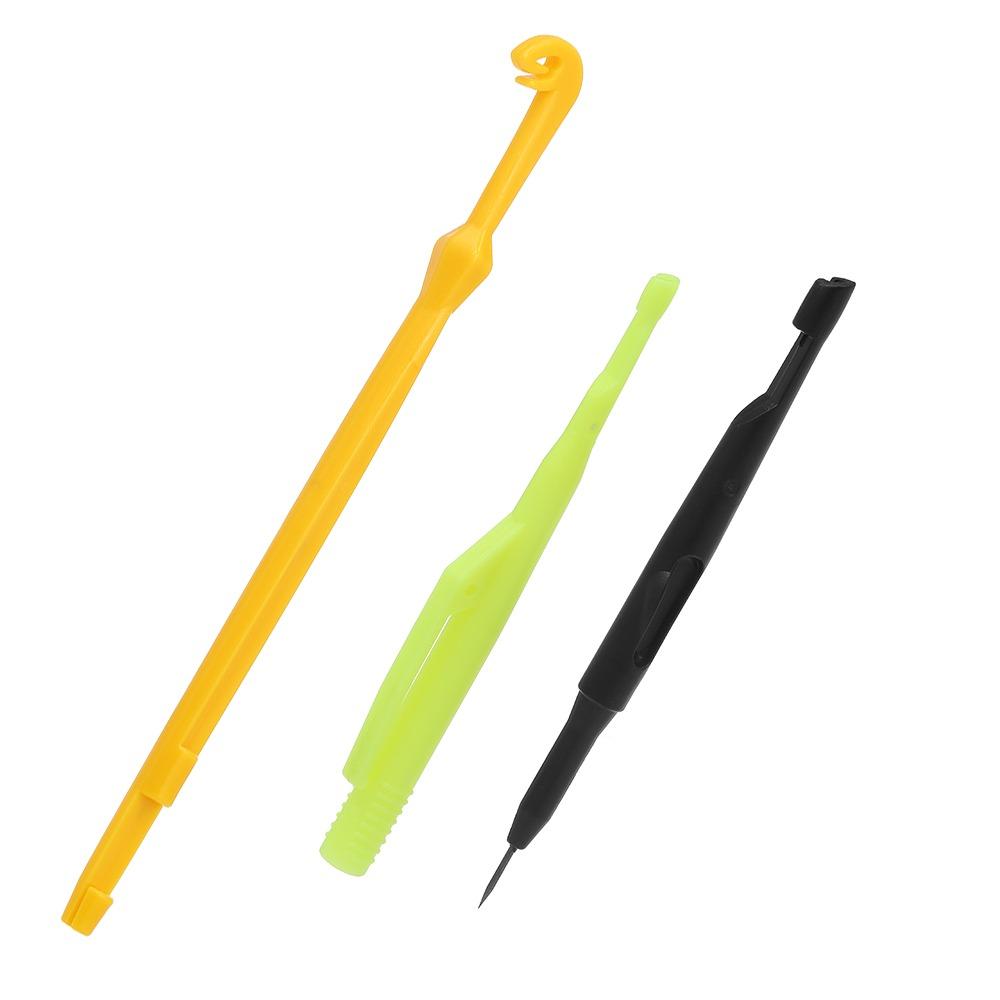 3 Sets Plastic Fishing Hook Remover Knot Picker Fishing Knot Picker For Anglers