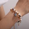 High-end zircon natural stone pearl necklace - unique design choker