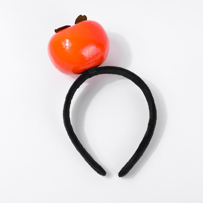 Креативные 3D-ободки для волос с овощами: Аксессуары для волос из моркови, перца, баклажана и зеленых овощей для женщин