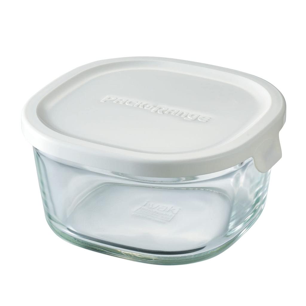 Iwaki Storage Container Pack Microwave Deep S Mini 550ml White Freezer Oven Microwaveable & KN3240H-W