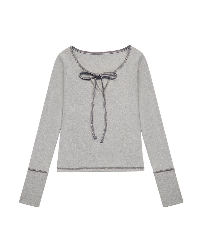 Лента Mileko Stitch T Серая