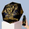 Athletic Bilbao Football Manual Five Fold 8 Rib Umbrella Support Custom Text, Lightweight Travel Umbrella
