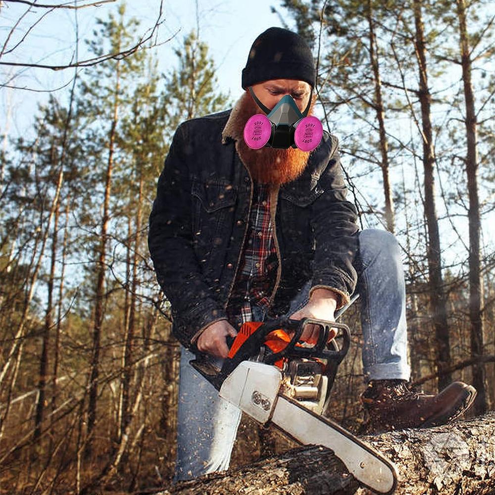 12 шт. Противоаэрозольные фильтры 2091 для 6200 6800 7200 720p 7502 7500 Держатель Розовый