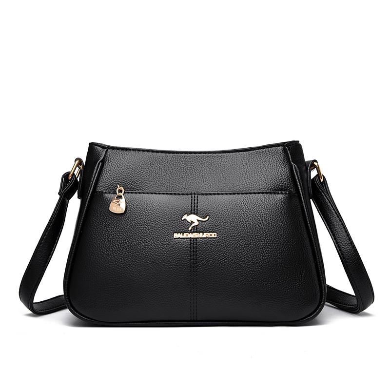 Модная женская сумка кроссбоди, повседневная ретро сумка через плечо, текстура мягкой кожи, женская модная простота, европейский тренд ретро