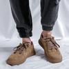 Мужские туфли для серфинга из натуральной кожи Минималистичные и модные туфли в британском стиле для отдыха и вечеринок Офисные молодежные качественные спортивные туфли коричневого цвета Популярные