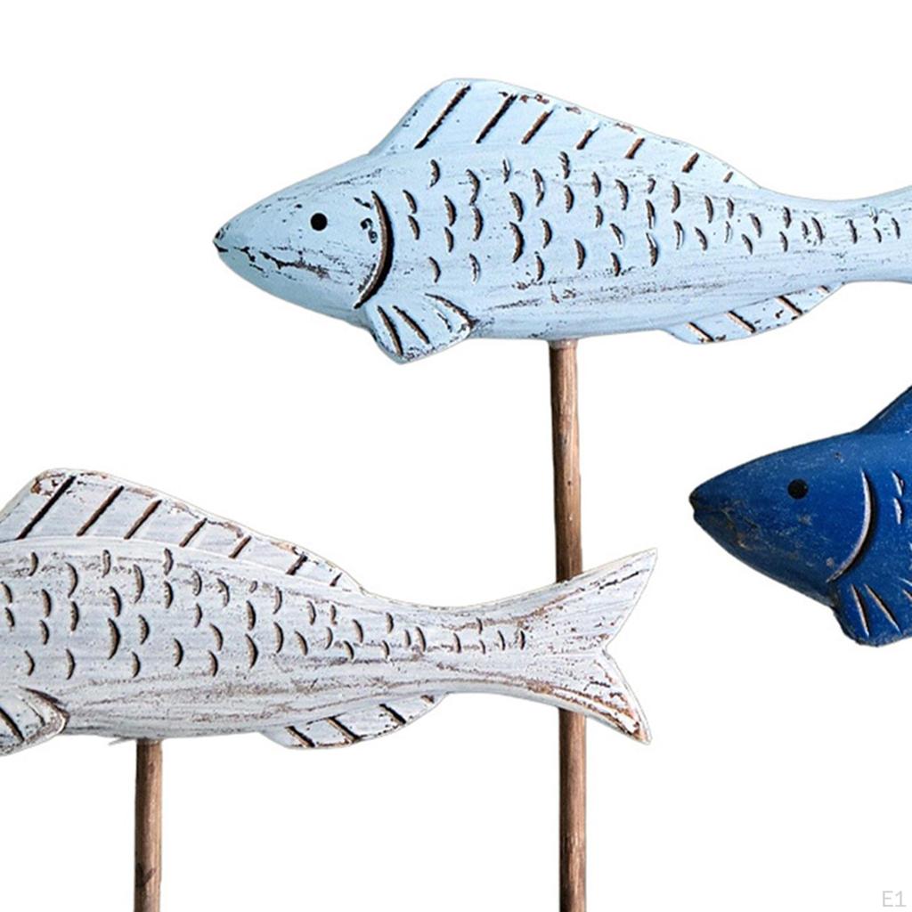 Animal Statue Wooden Figurine Collectible Decoration Artwork Beach Lover Tabletop Ornament Sculpture