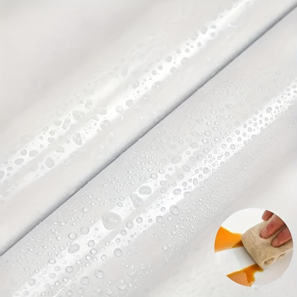 1 рулон самоклеящихся наклеек на подоконник - Белый и серый мраморный узор Винил Современная глянцевая отделка, Легкая установка по типу "сними и приклей" для поверхностей