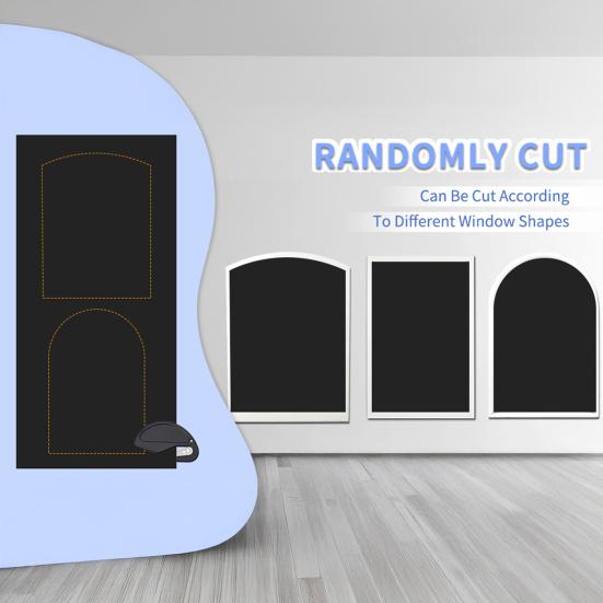 Портативная затемняющая штора Yousheng, не требующая сверления окон, затемняющая штора без складок для мансардного окна, детского дома, автофургона