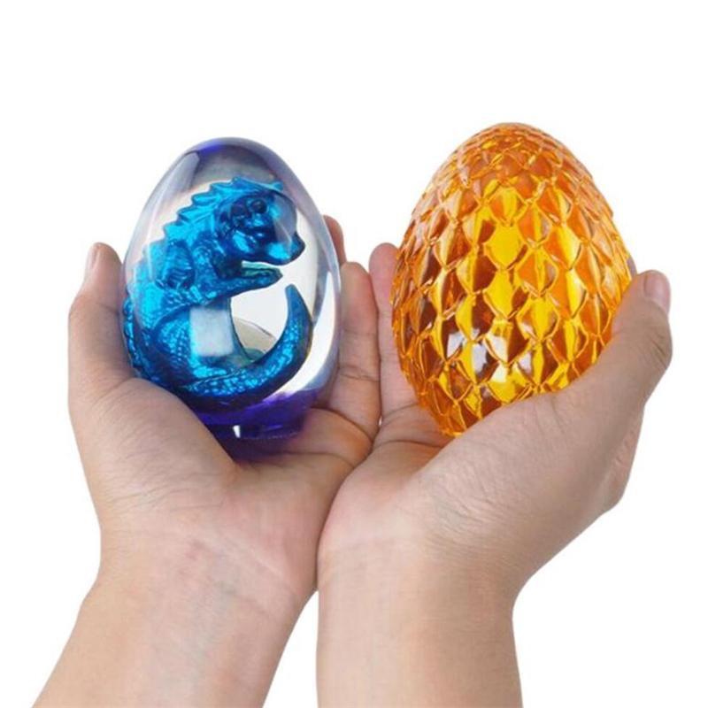 Многоразовая силиконовая форма для рукоделия: Формы дракона и яйца из эпоксидной смолы