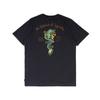 Черная футболка унисекс Rvca Neon Dragon