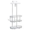 Belca Stainless Steel Shower Rack, 2 Tiers, 23cm Wide X 13.3cm Deep X 50.9cm High, Bathroom Storage, FH-316