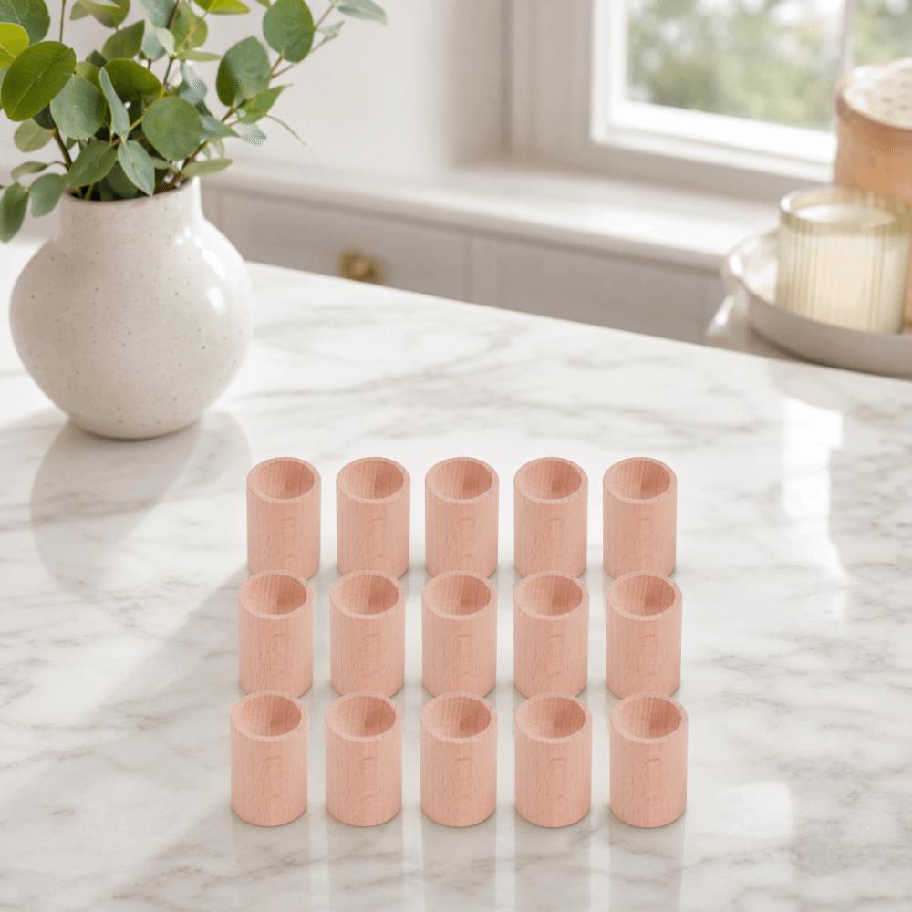 Small Essential Oil Diffuser Cylindrical Wood Aroma Diffuser Beech Wood Diffuser Bedroom Use