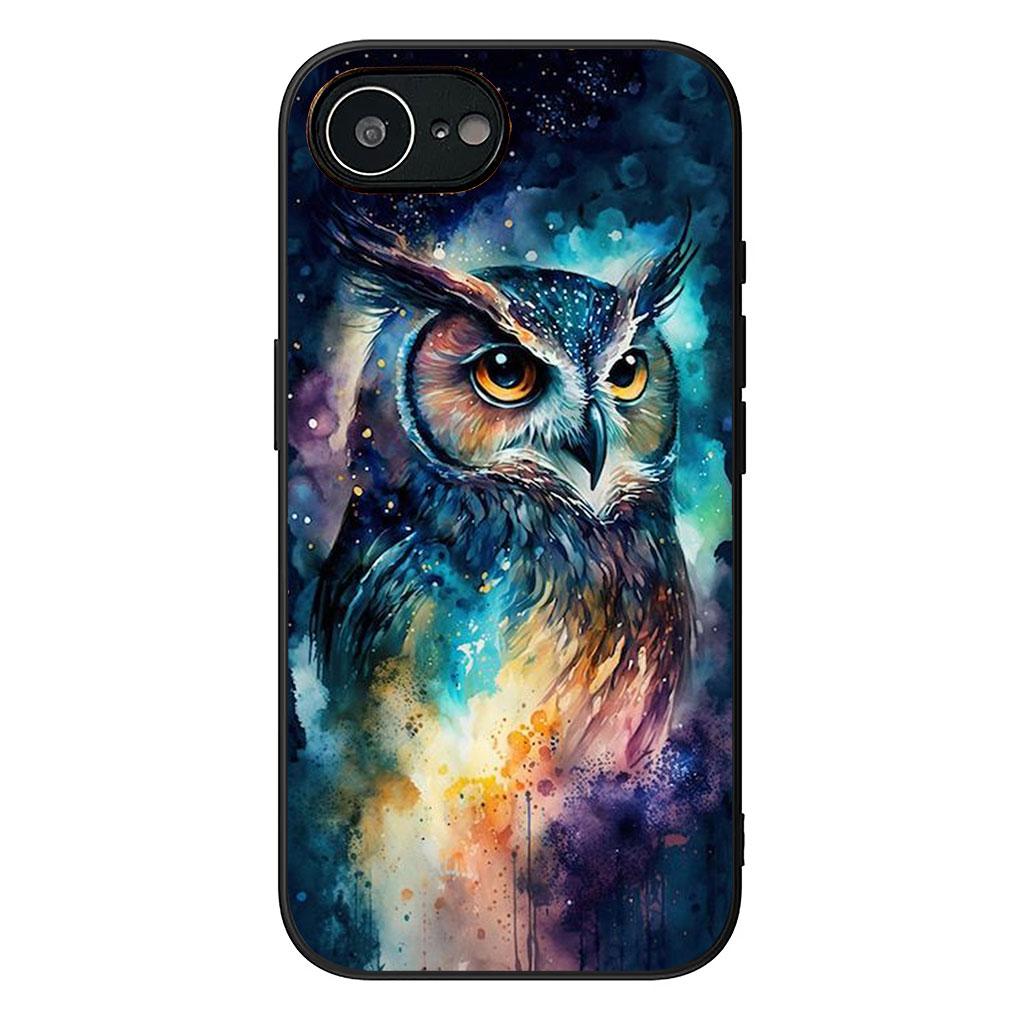Soft Cover for Samsung Galaxy S22 S21 S20 FE Ultra Plus A35 A36 A55 A37 A33 A34 A57 Coque Phone Case Bird Owl Comics Lovely