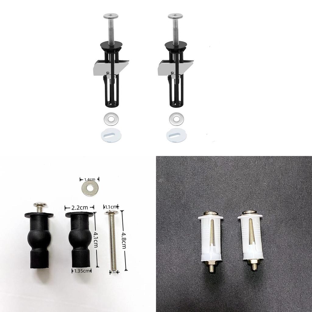 Stainless Steel Toilet Seat Fixing Bolts With Rubber Expansion For Bathroom Repair