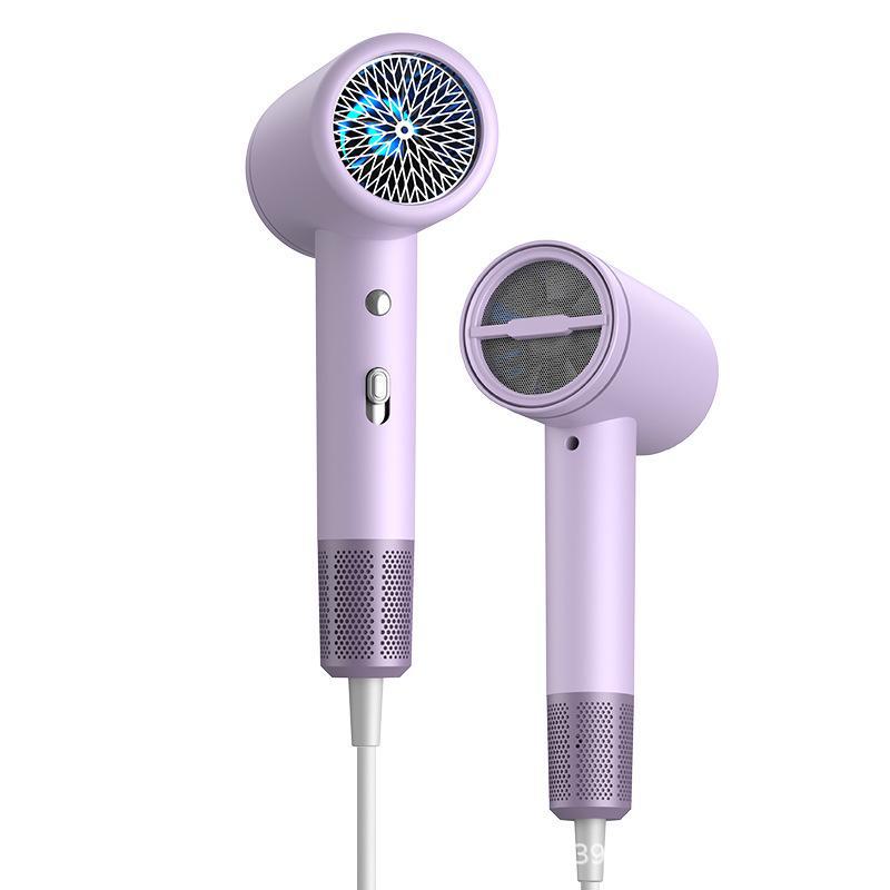 High-Speed Salon Hair Dryer with Blue Light & Dual Temperature Settings for Quick Drying