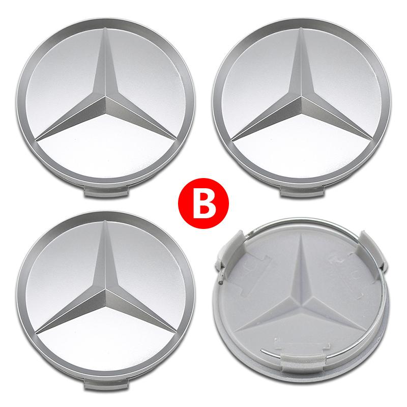 CRX1 Car Wheel Center Hub Caps 56mm 60mm 75mm ABS For Mercedes Benz W205 W166 W167 B C E S Class C200L GLC GLK CLA Replacement Parts