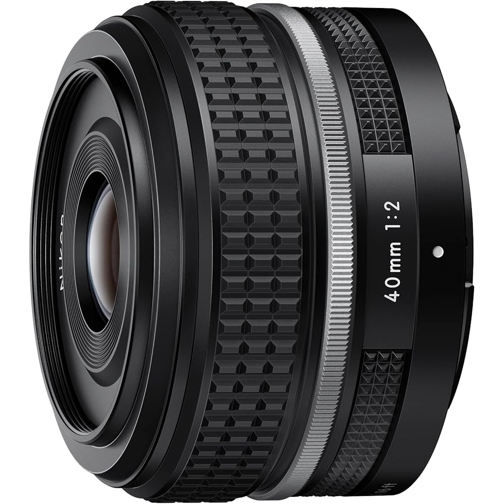 Nikon NIKKOR Z 40mm f/2 SE prime lens, Z mount, full-frame compatible, black.