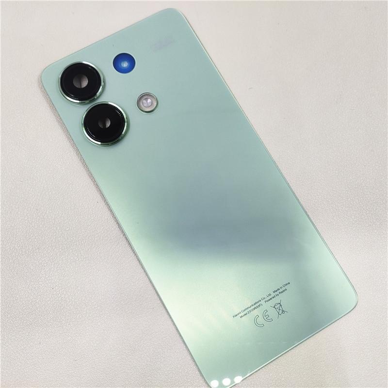 Battery Back Cover For Xiaomi Redmi Note 13 Note13 4G Rear Housing Case Repair Parts With Camera Lens