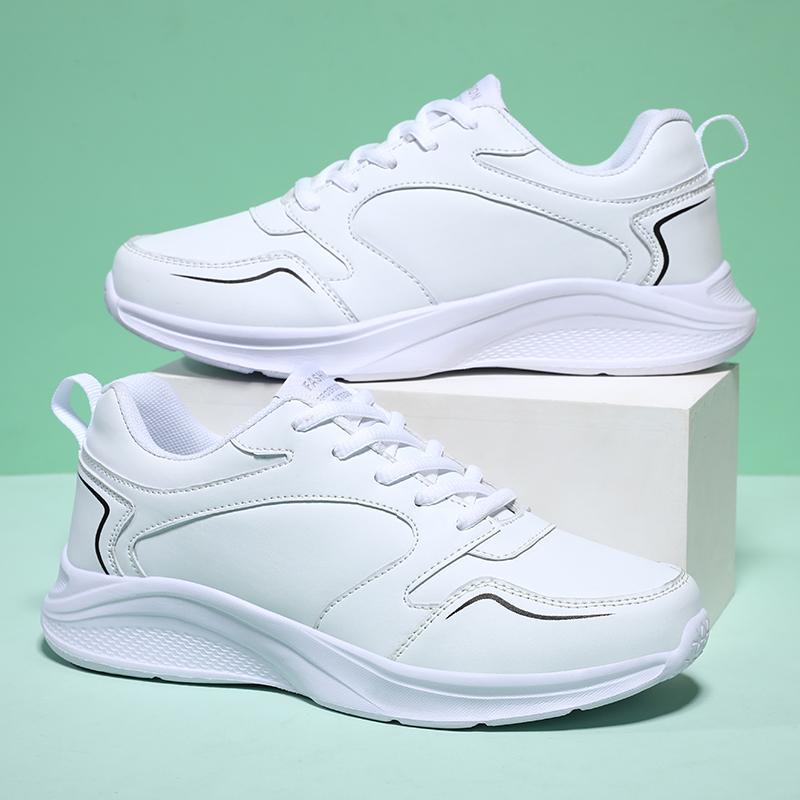 Женские кроссовки для бега, спортивная обувь, кожаные, дышащие, мягкие, легкие, для ходьбы, для бега трусцой, женские, детские, для девочек, 35-41