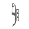 Для BMW 3 серии E90 E92 E93 325i 2005-2012 углеродное волокно, кнопка подъема окна автомобиля, панель, декоративные наклейки, автоаксессуары