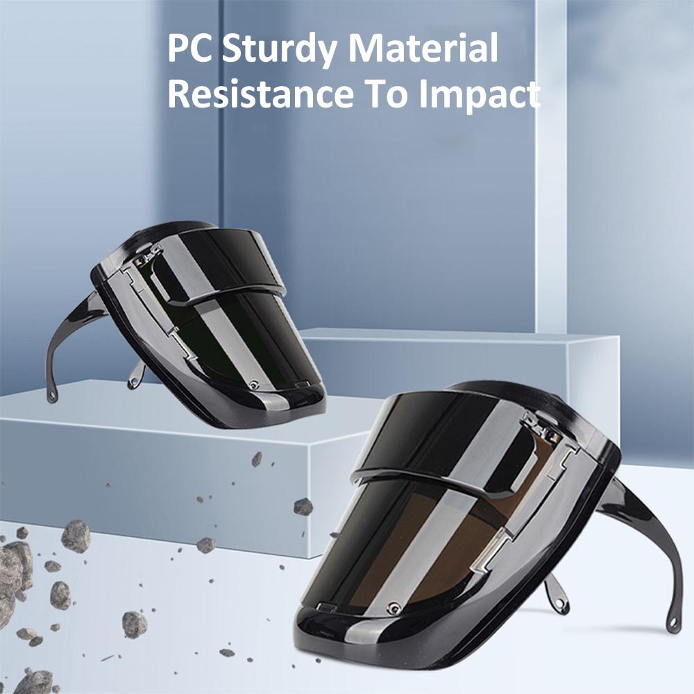 Сварочная маска для ПК, портативная сварочная маска с большим обзором на 180 градусов, устойчивая к высоким температурам маска для дуги