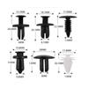 100pcs Car Fastener Clip Kit Fender Rivet Clips Car Body Push Retainer Pin Rivet Bumper Door Trim Panel Retainer Auto Clips