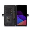 Zipper Card Slot Buckle Wallet PU Case For iPhone 14